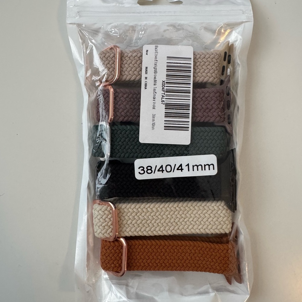 Stylish Multicolor Watch Bands Set compatible with Apple iWatch